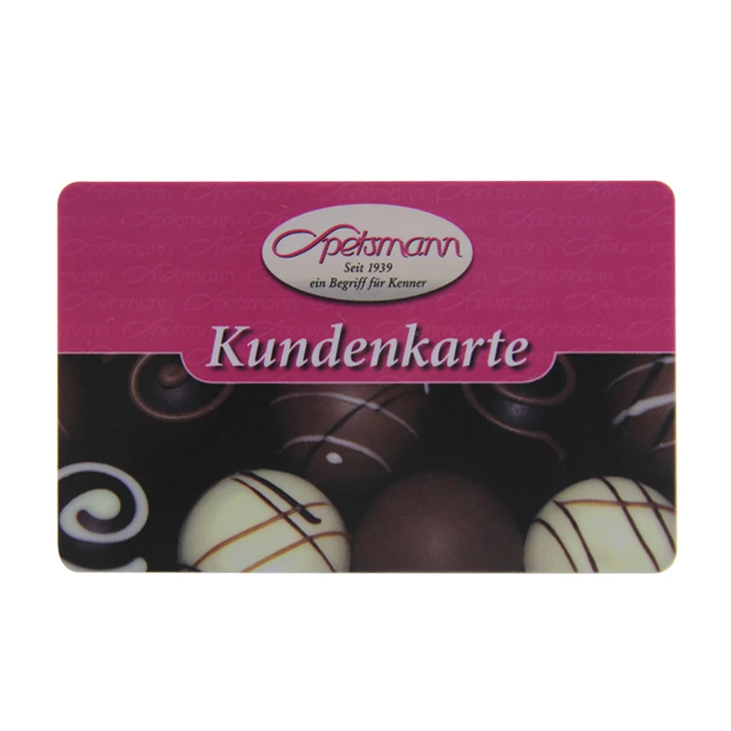 CR80 Credit Size Custom CMYK Full Color Printing Printable Plastic PVC Gift Card