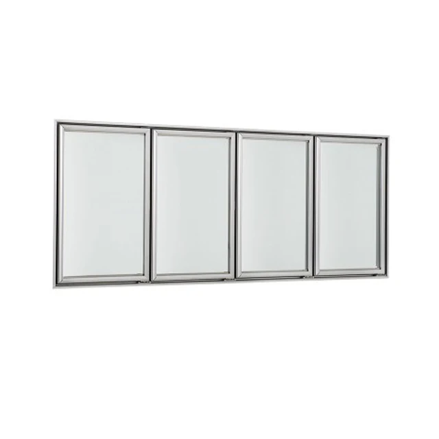 Refrigeration equipment parts Aluminum Frame Heating Glass Door For Walk In Cooler Display Showcase