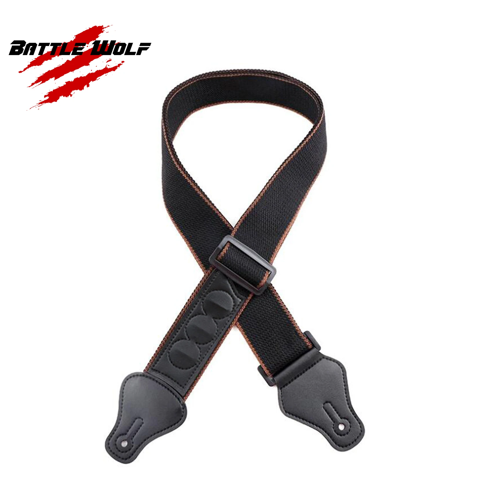 Wholesale Cotton Guitar Strap With Pick Holder Capo Strap Lock Guitar Accessories Picks Sets