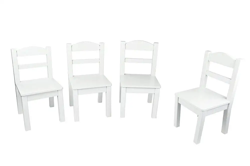 wooden kids table and Chairs Set - 4 Chairs and 1 Activity Table for Children