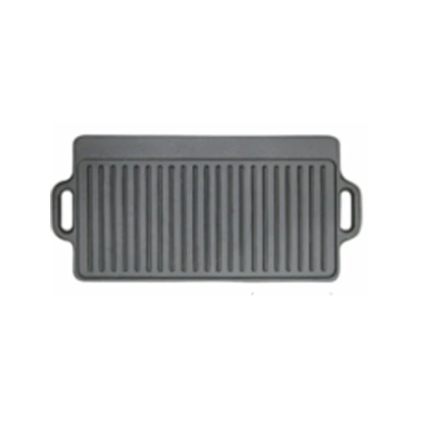 2019 Hot Sale Cast Iron Grill Pan Black Pre-seasoned Coating With Handle