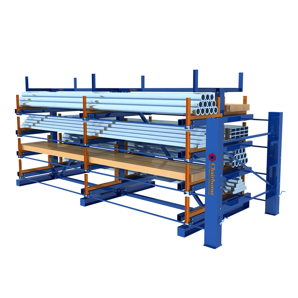 Раздвижные консольные стеллажи