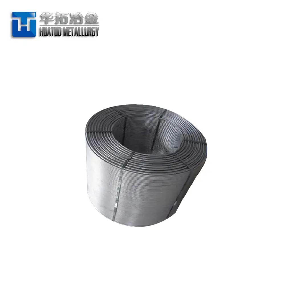 2023 Hot Sale Steel making Deoxidizer Calcium Ferro Alloy/Ca Fe Cored Wire