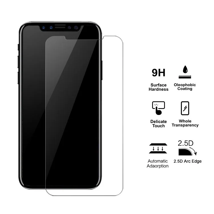 New Premium Japan Anti-shock Film Technology 9H Flexible Nano Shield Screen Protector Glass for iPhone X/10/Ten