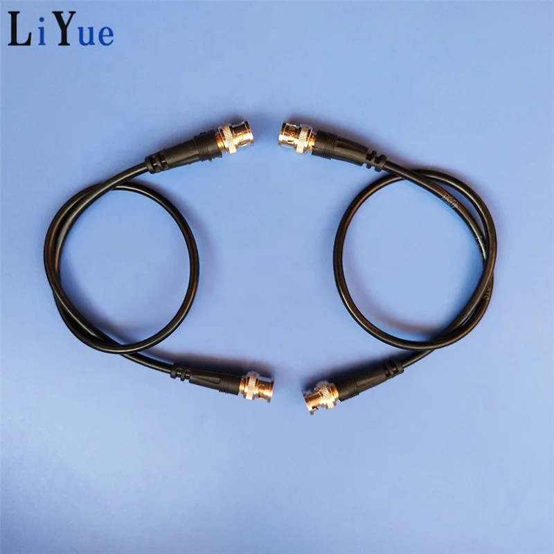 BNC male to male Q9 cable connector Monitor video line bnc cable connection