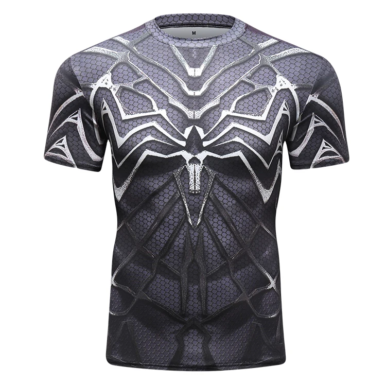 New Movie Superhero Clothing Men Sports 3d print Sports T Shirrs