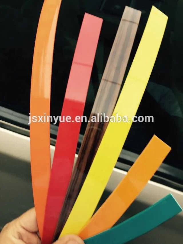 Environment protection hi-quality  plastic PVC edge banding trim for furniture accessories