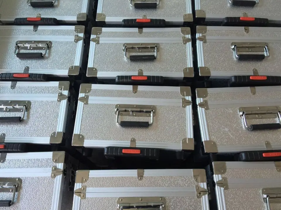 Aluminium Pilot Trolley Case Suitcase Tool Case With Wheels