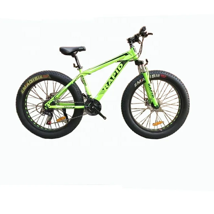 
Classic 21 speed 26*4.0 Steel frame Fat Tire Bike Bicycle MTB Snow Bike 