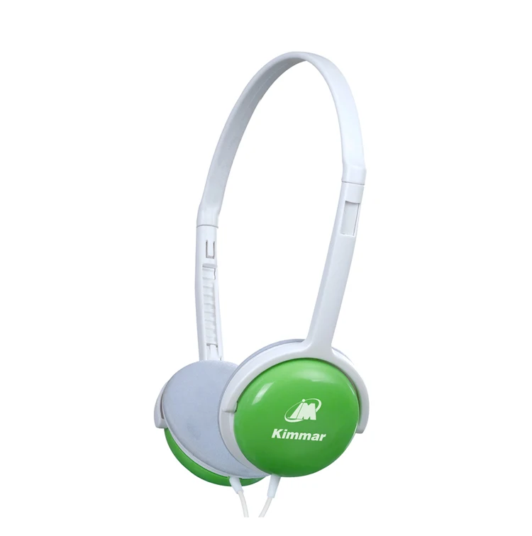 Discount 30mm speaker wired on-ear headsets for aviation/conference/education use,with color/logo/package customised