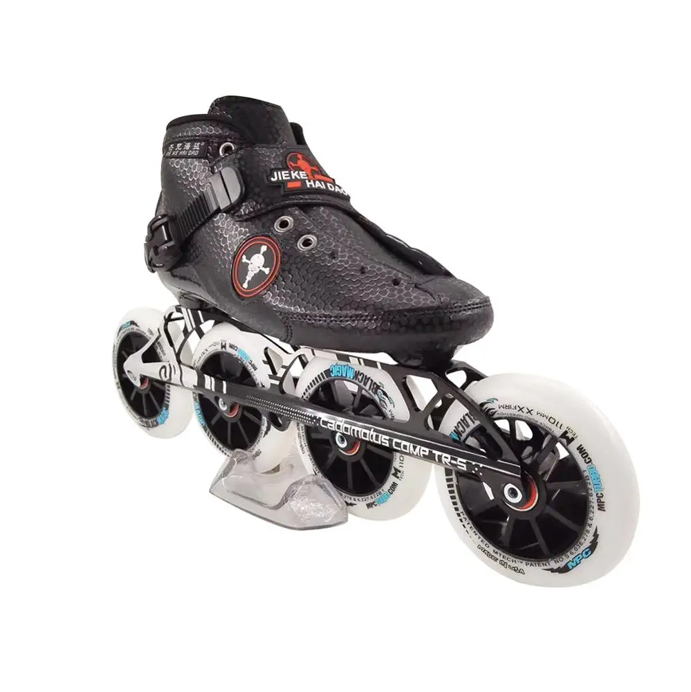 OEM обслуживание логотип новый дизайн модный углеродное волокно с SHR PU колеса встроенные скоростные коньки
