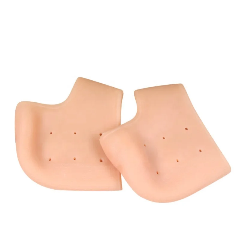 Амортизирующие силиконовые гелевые протекторы для пятки для облегчения боли в пятке