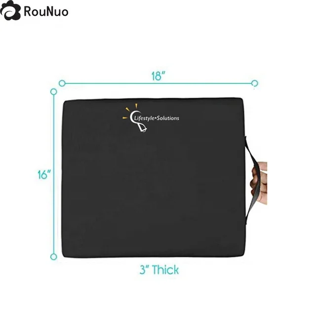 gel cushion wheelchair seat cushion memory foam and gel layer wheel back support cushion