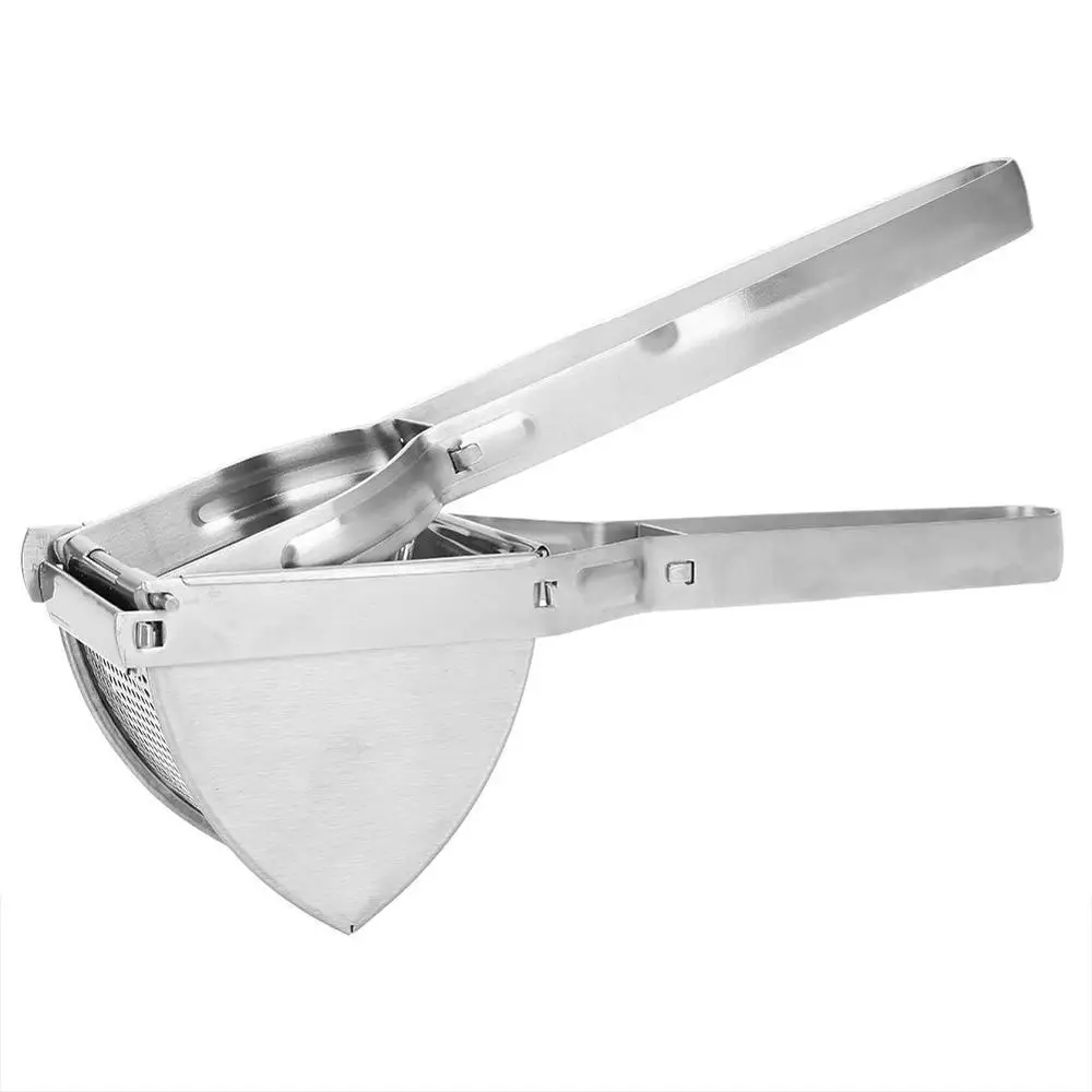 Heavy Duty Stainless Steel Potato Ricer Manual Masher for Potatoes, Fruits, Vegetables, Yams, Squash, Baby Food and More