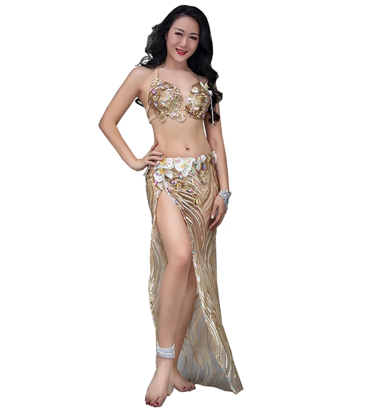 Костюм для танца живота QC3055 Wuchieal с блестками