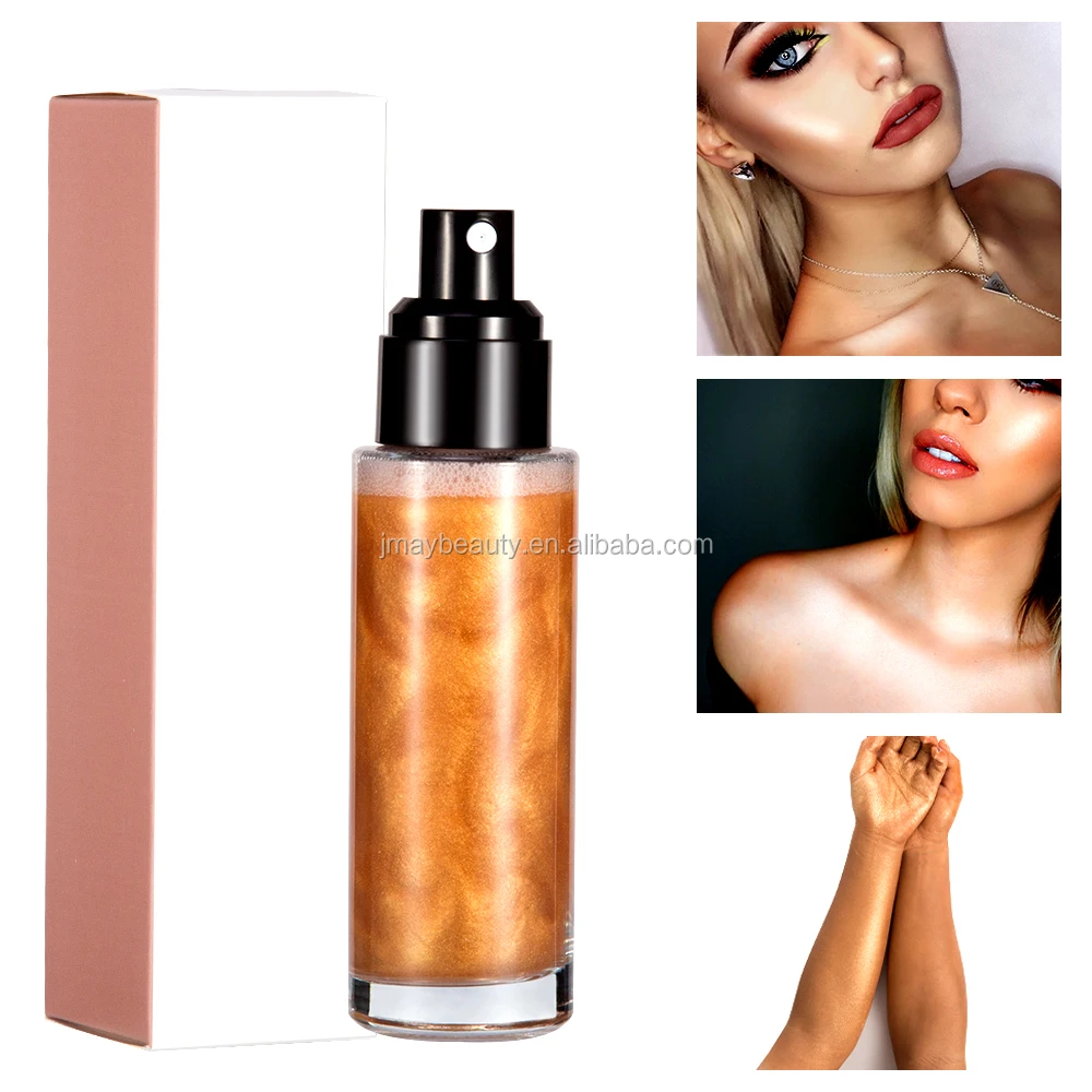 Hot Selling Wholesale Makeup Private label Glow Highlighters Makeup Highlighter spray setting spray for makeup