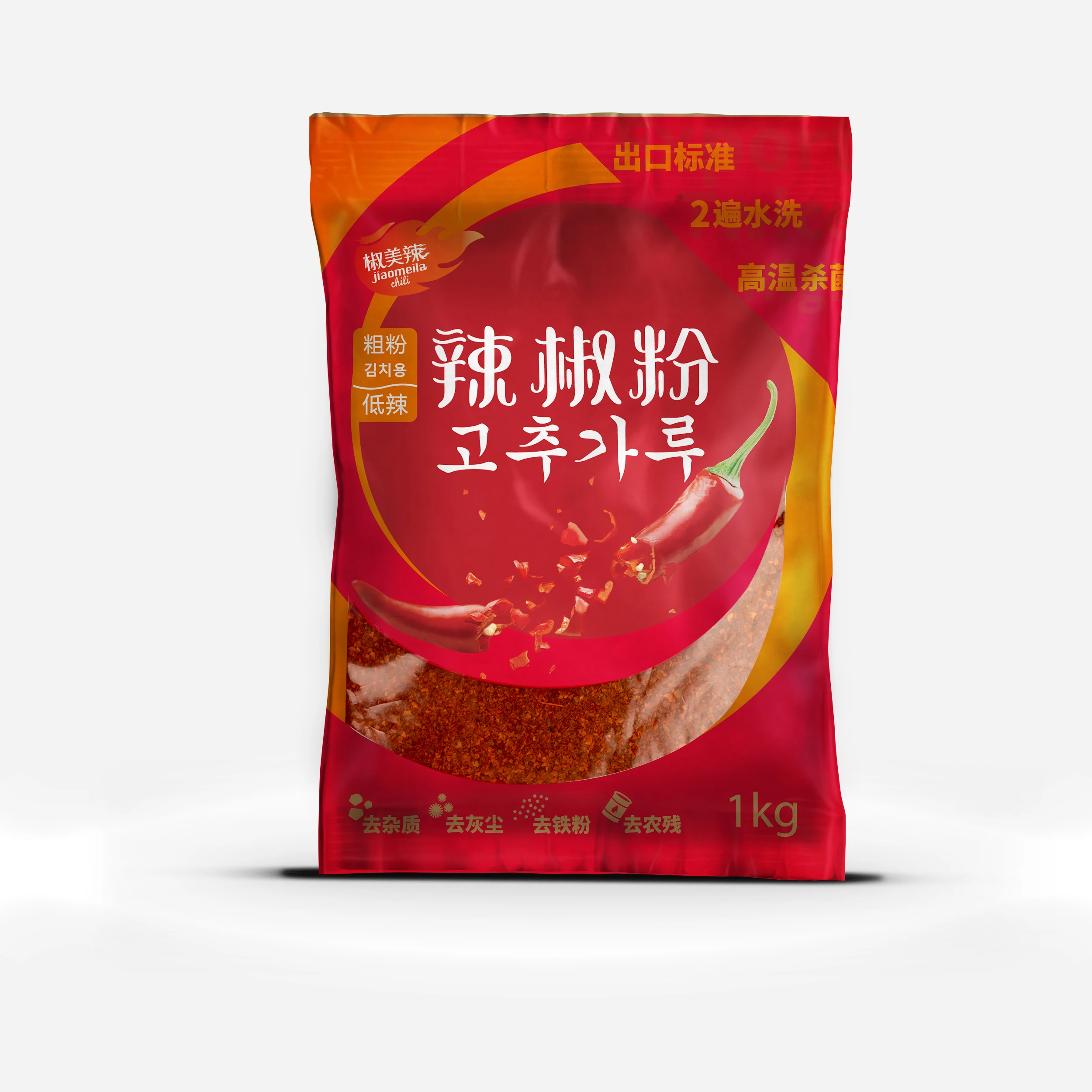 
Hot Sale Hig Hotness taste 25kg Baged Korean Style Taste Red Chilli Flakes 