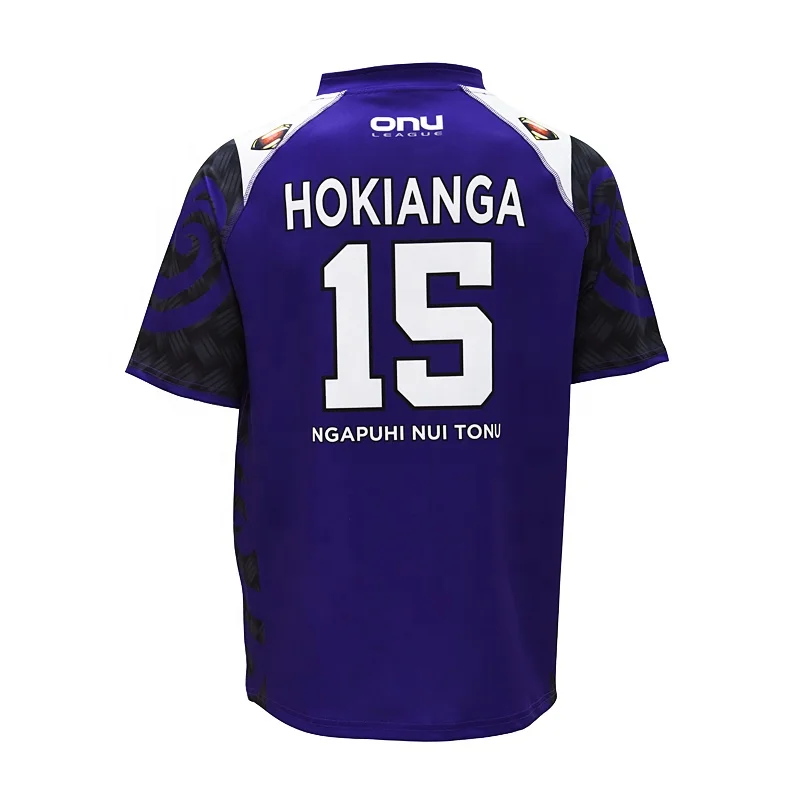 Pure wholesale OEM rugby jersey sublimated design your own logo