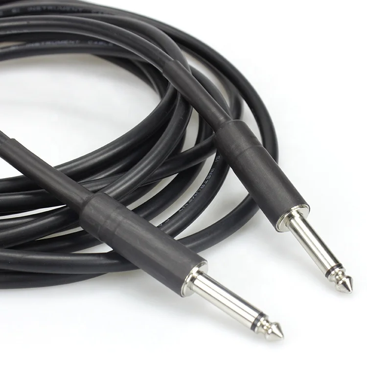 Соединительный кабель для электрогитары под прямым углом 3 м 6 м 10 м 6,35 мм