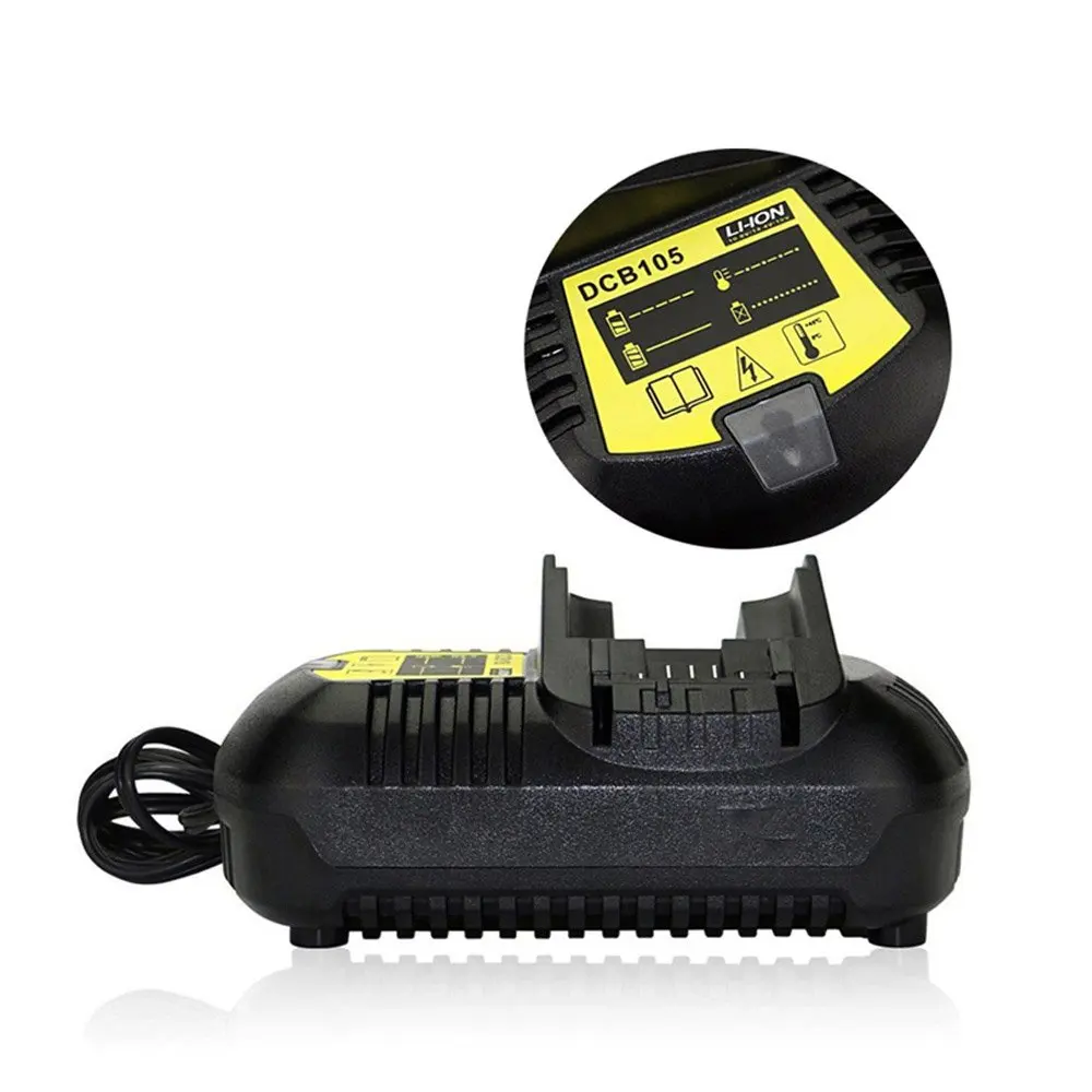 DCB105 инструмент зарядное устройство для DeWalt 10,8 V, 14,4 V, 18 V Slide батарей