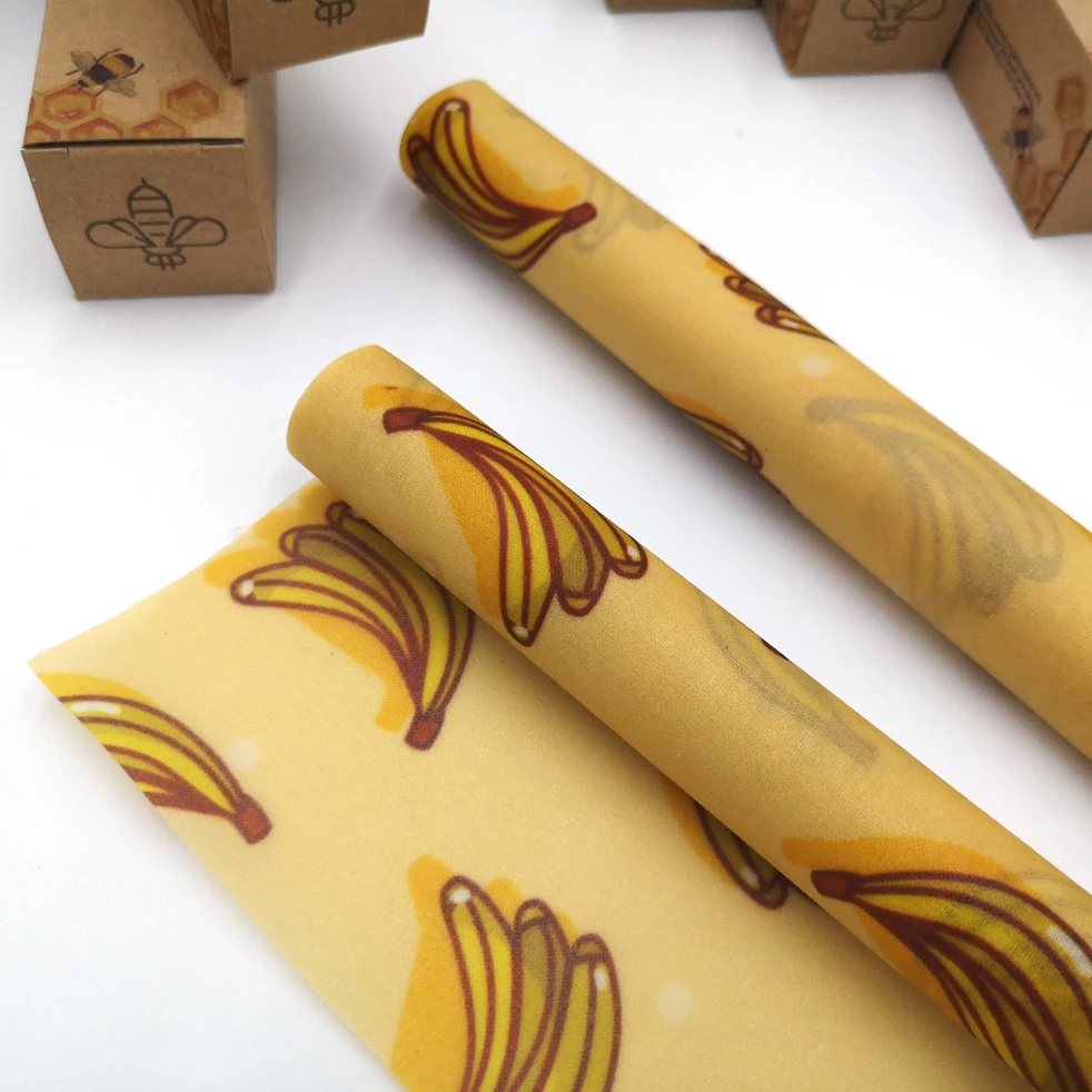 2021 Органическая, полностью натуральная, Экологически чистая, Нетоксичная, небиоразлагаемая, многоразовая альтернатива пластиковой пищевой пленке пчелиного воска