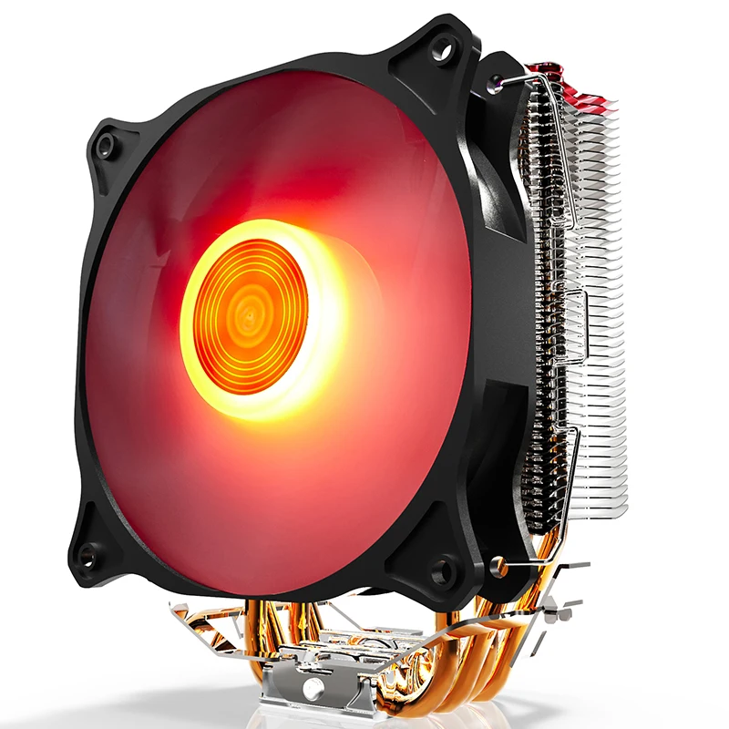 Aigo E4 4 Медь тепловыми PC Процессор кулер для Intel AMD Процессор