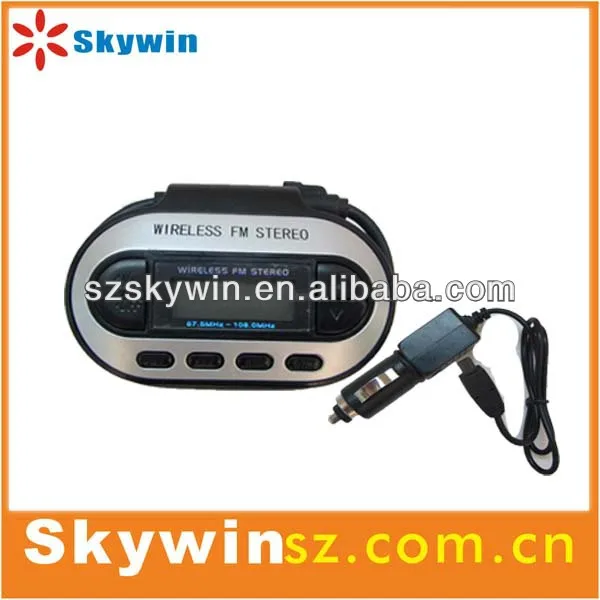 Автомобиль FM стерео передатчик с FM радио дисплей портативный дешевые