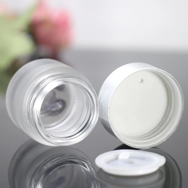 Frosted glass cream bottle 10g-50g mask glass bottle cosmetic bottle