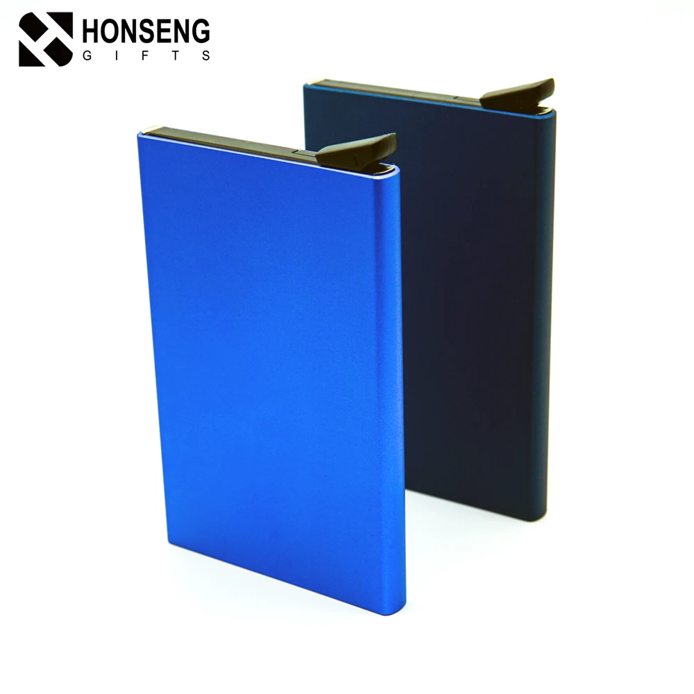 Hight Quality Aluminium Rfid Blocking Business ID name Credit Card Holder Case