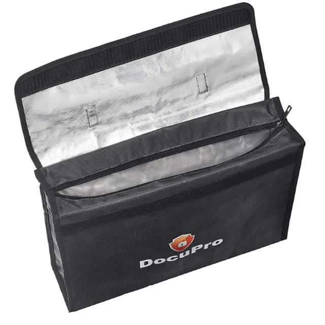 New Heavy Duty Safe Fireproof Bag Fire Resistant Document Bag for Money Documents Laptops Papers