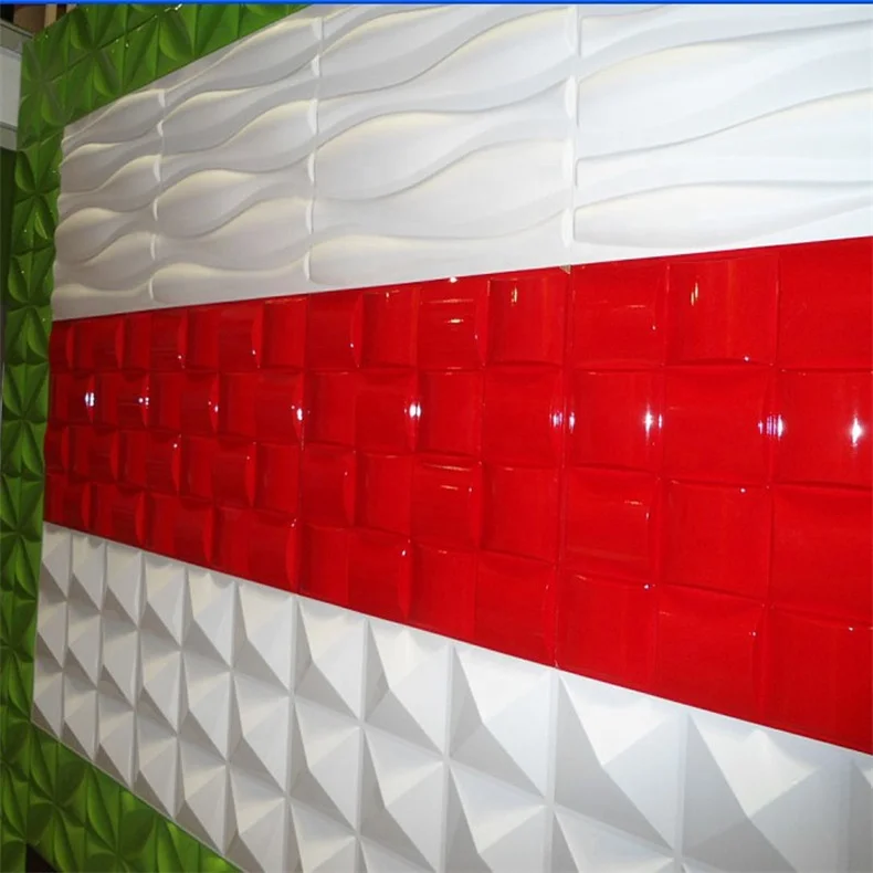 Cheap price pvc 5d grid wall panel, pvc wall panel, 3d wallpaper