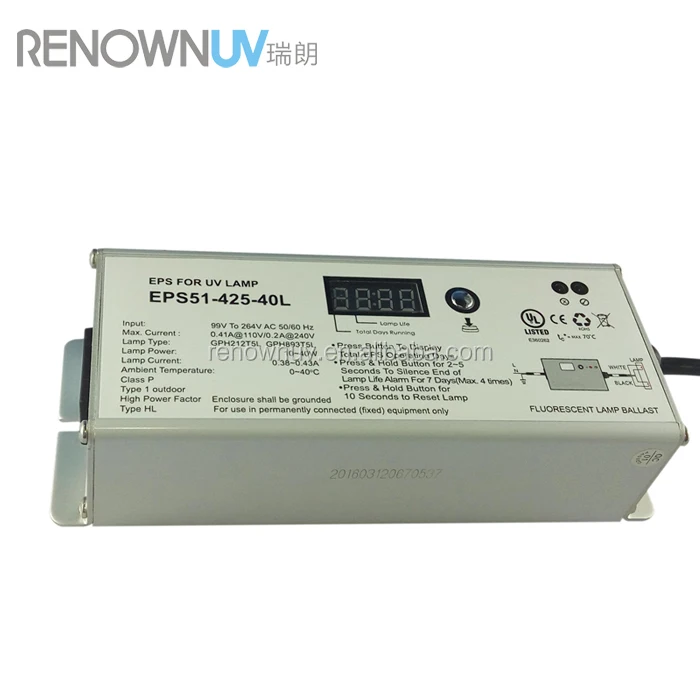 High quality 40w digital electronic ballast for T5 UV lamp lighting