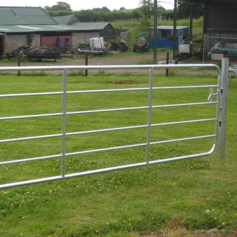 galvanized 100x200mm steel  tube metal 14 foot farm gates for sale