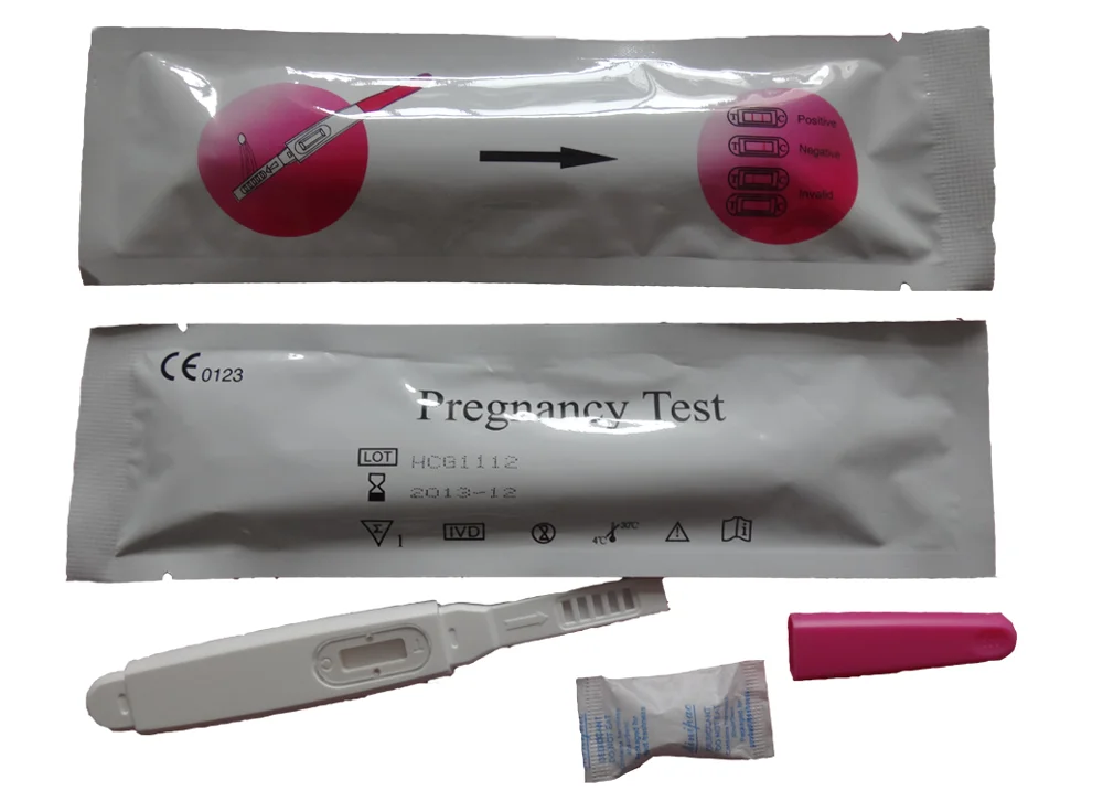 Glob biotech Accurate one step HCG pregnancy rapid test kit midstream for  woman home care