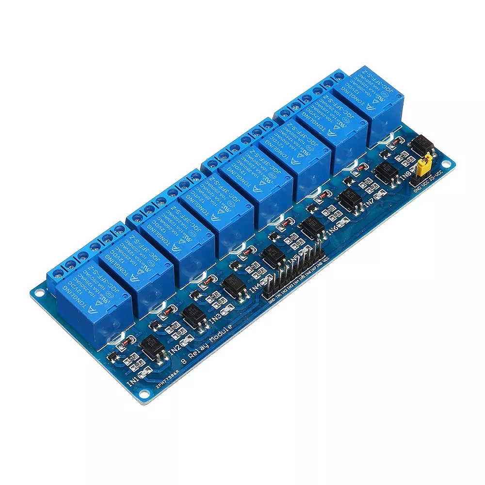 Chengsuchuang 8 Channel Relay 12V with Optocoupler Isolation Relay Module For Arduino
