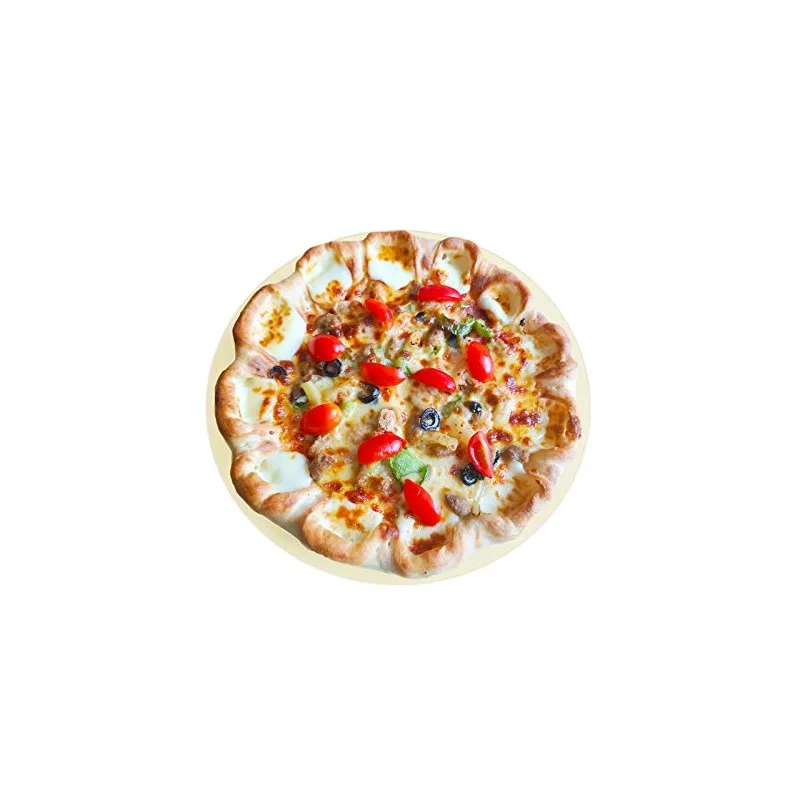 13-дюймовый камень для пиццы тарелка выпечки сланец с Резак & стеллаж для выставки товаров