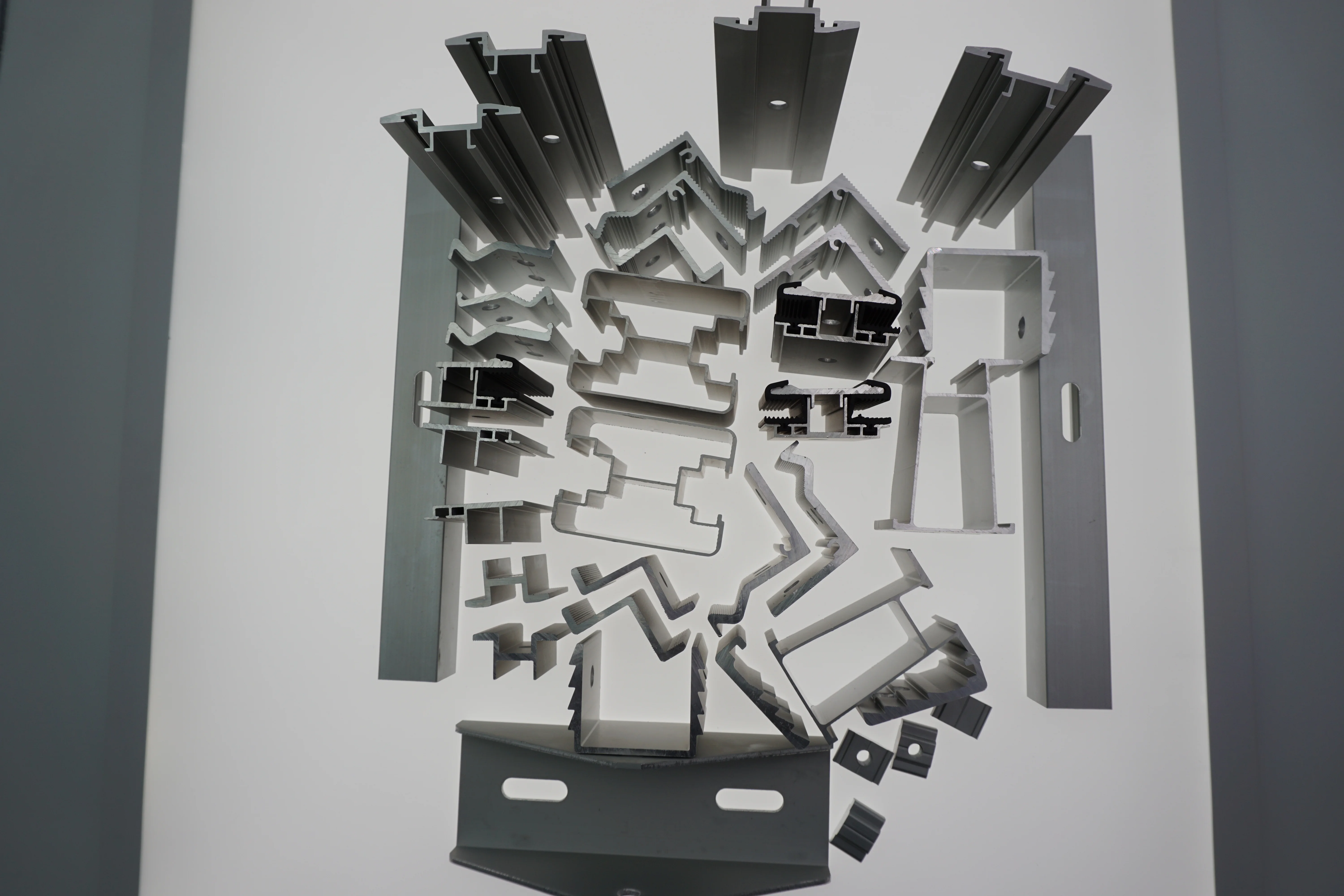 
6063 aluminum extrusion profile solar aluminum frame aluminum profile for solar panel 