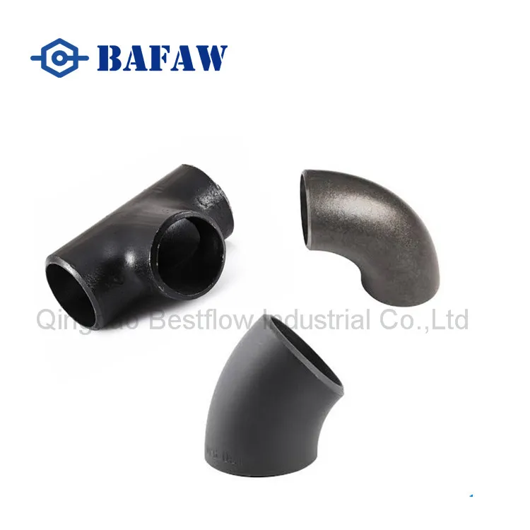 Astm B16.9 SCH 40 butt-welding carbon steel pipe tee