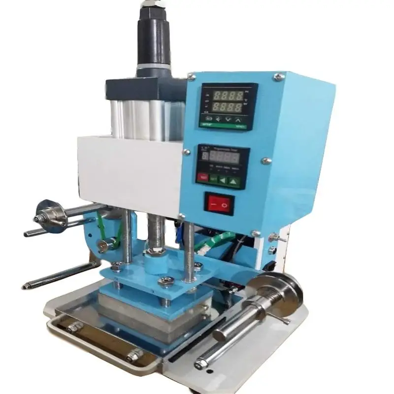 Desktop heat press machine Pneumatic hot stamping Machine  for small business at home