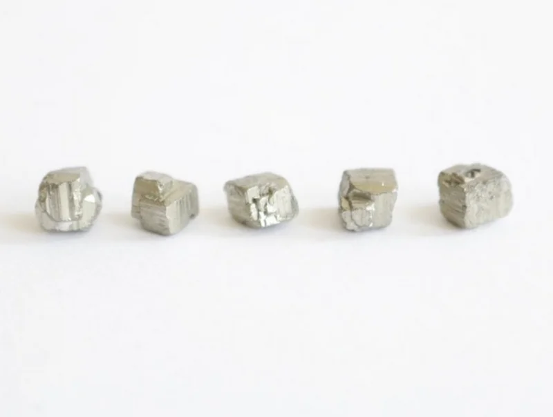 Pyrite with Raw Crystal Choker Dainty Gemstone Pyrite Necklace