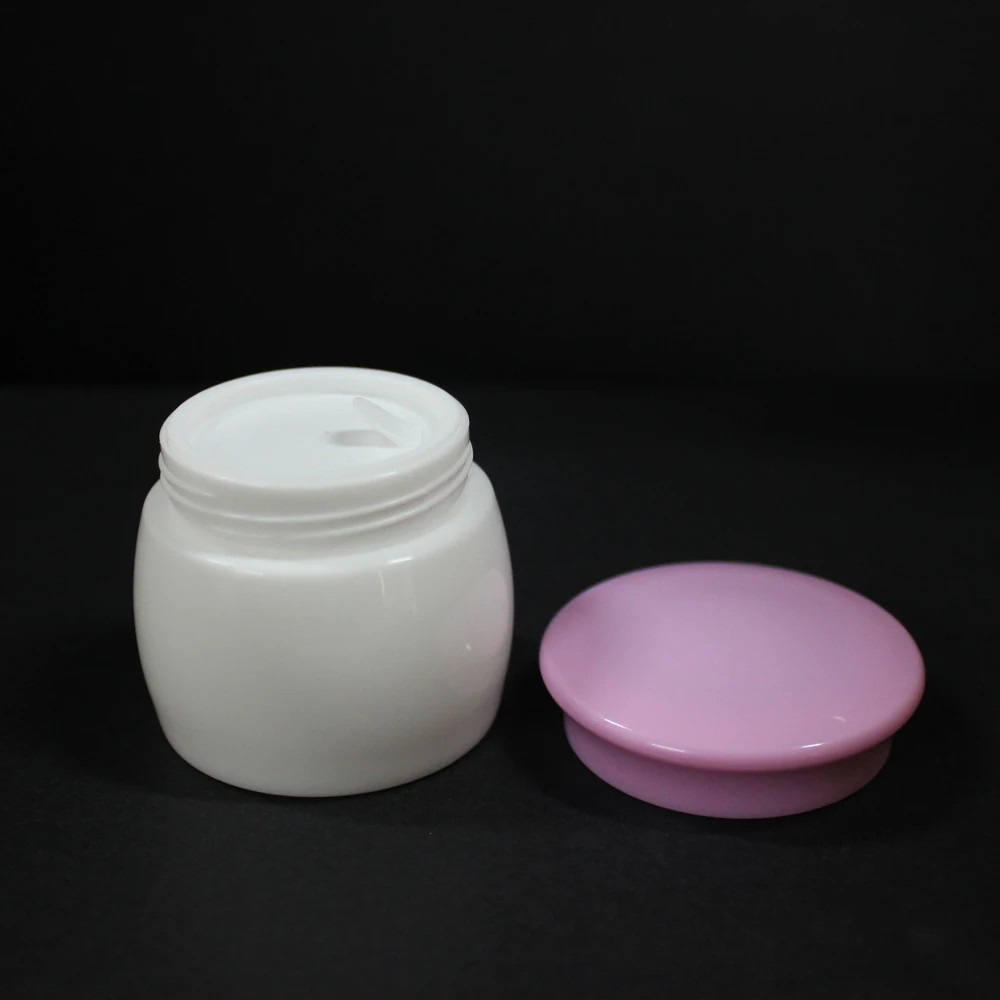Frosted Child Proof Cream Jars Plastic Bottle with Resistant Cap Eye Cream Bottle Cosmetics Packaging Cream Bottle BD Screw Cap