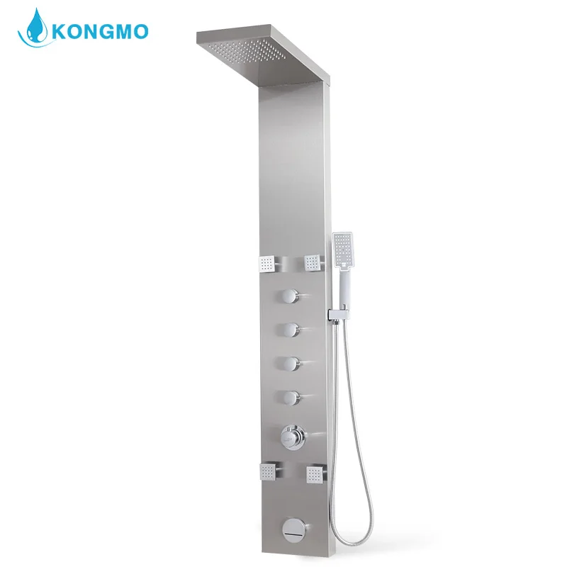 
Настенная дождевая душевая панель из нержавеющей стали с режимом водопада 