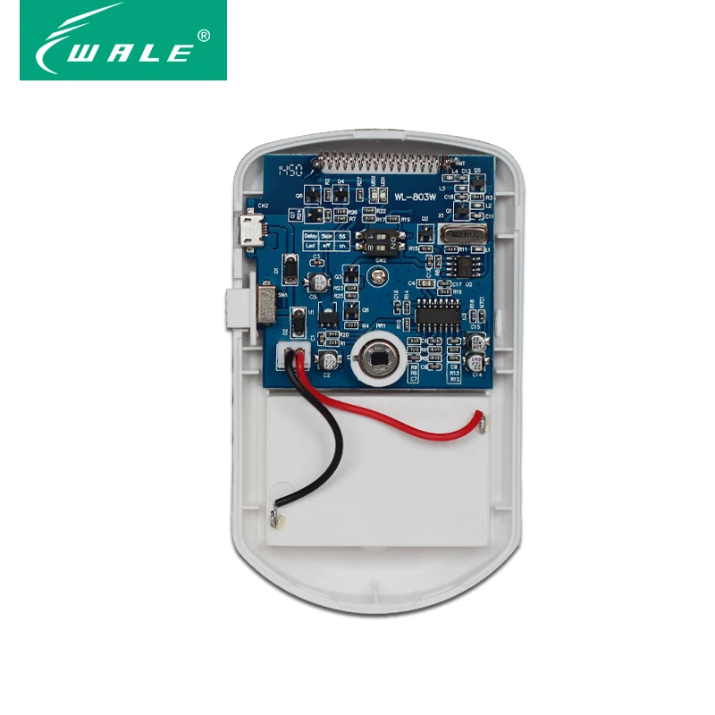 Wale Security WL-803W Wireless PIR Detector 110 Detection Angle 1527 / 2264 24v Infrared Remote
