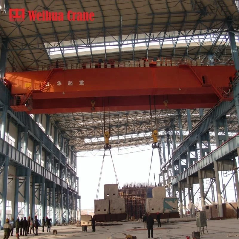 Weihua 5t~320t Cast Steel Wheel Metal Foundry Qdy Overhead Crane 10 Ton