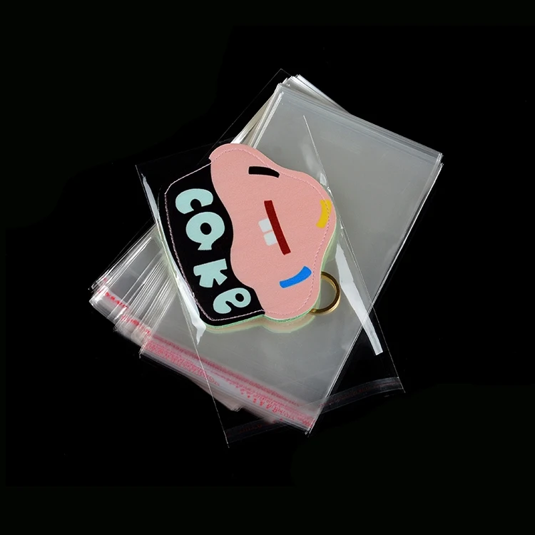 High Quality Clear PP Poly DVD Sleeves Self Adhesive OPP CD Sleeve