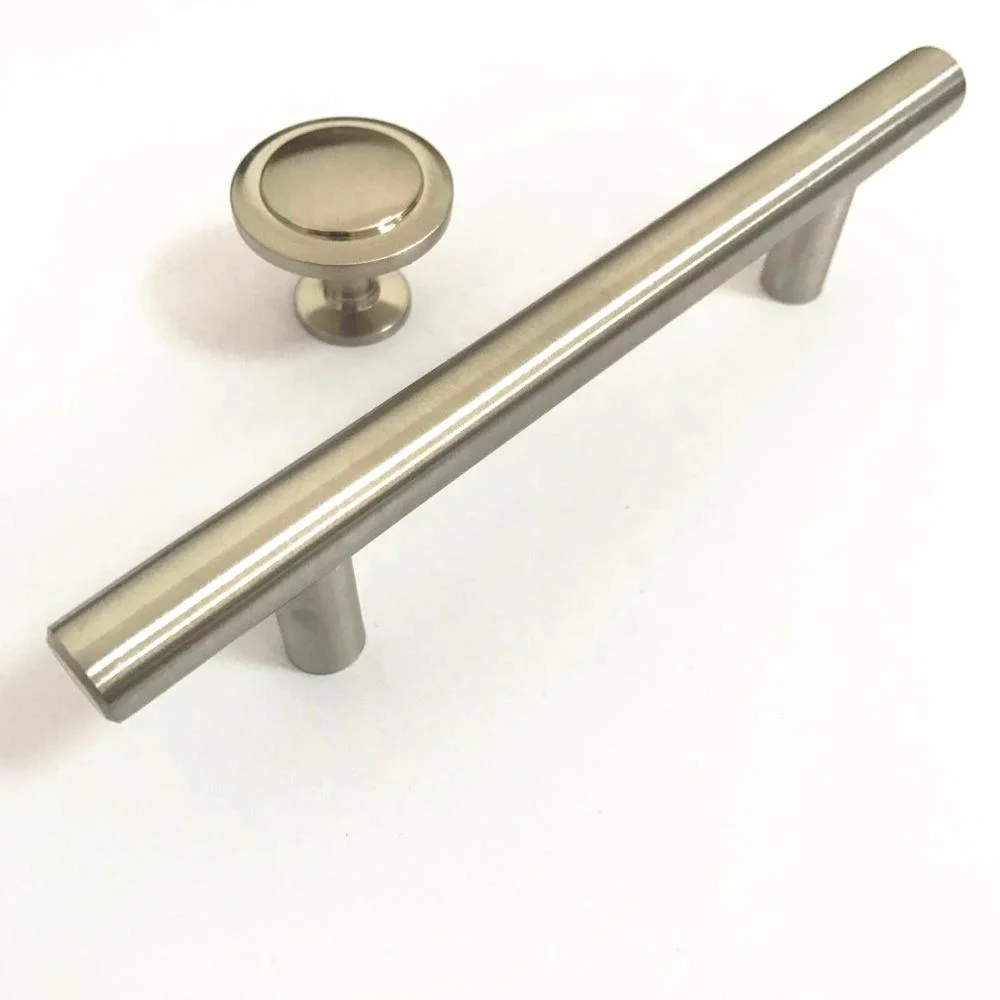 Furniture Hardware MEILV Stainless Steel Brush Living Room Kitchen Cabinet T Bar SS Pull Handle
