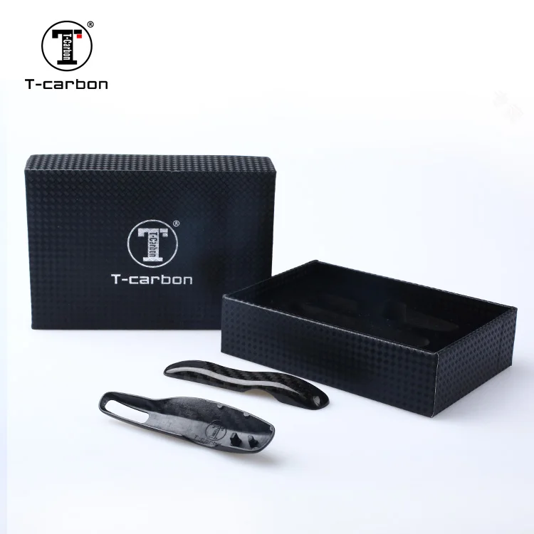 T-carbon Carbon Fiber Car Key Case Cover For Porsche Key Case Factory Sales Car Key Cover Interior Accessories