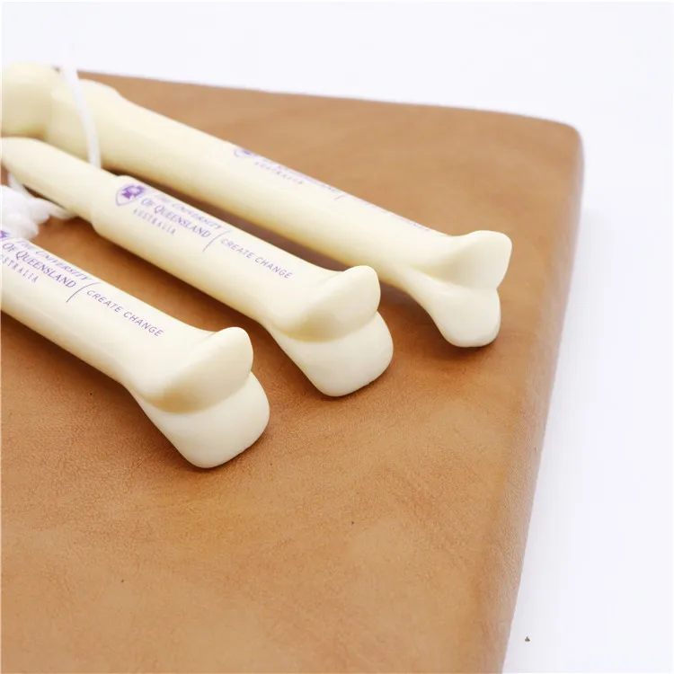 Creative Funny Bone Shape ballpoint pen with lanyard for Nurse Doctor Student