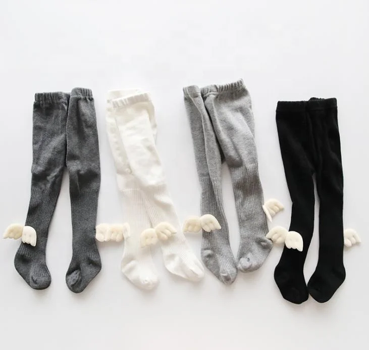 2021 new angel wings girls pantyhose good quality baby socks