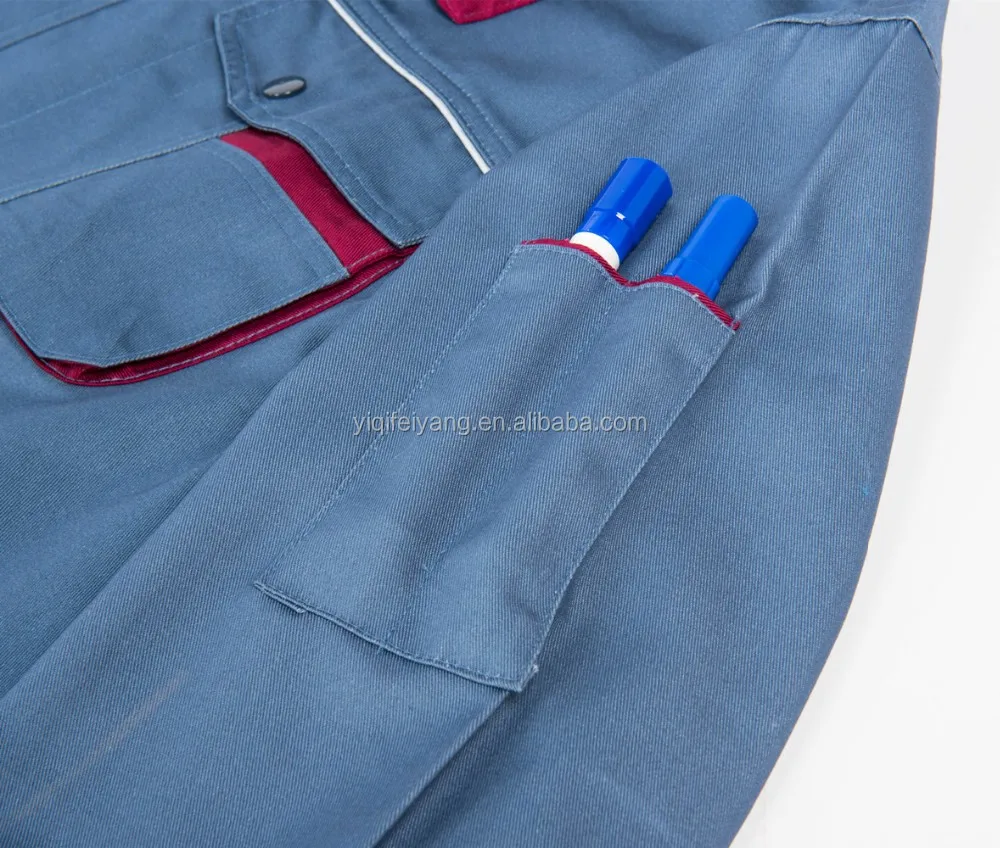 High Quality mechanic overalls industrial working workwear uniform for men